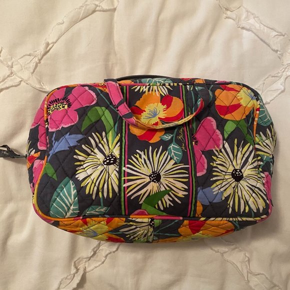 Vera Bradley Handbags - Vera Bradley Grand Cosmetic Bag- Jazzy Blooms